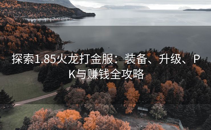 探索1.85火龙打金服：装备、升级、PK与赚钱全攻略