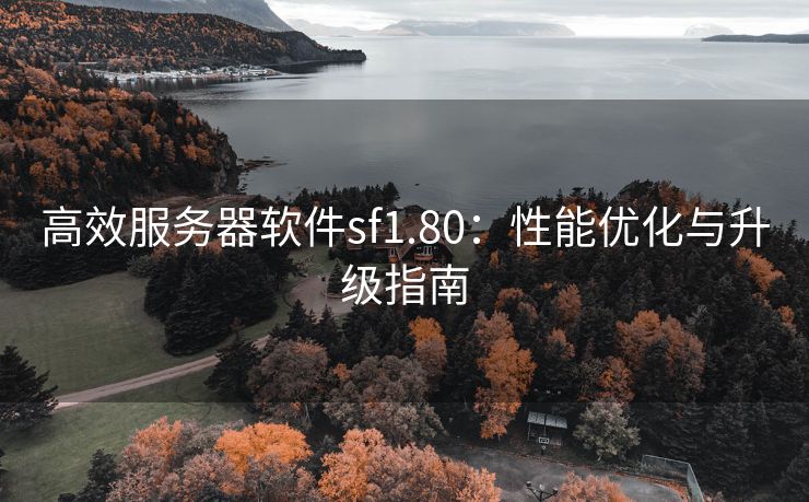 高效服务器软件sf1.80：性能优化与升级指南